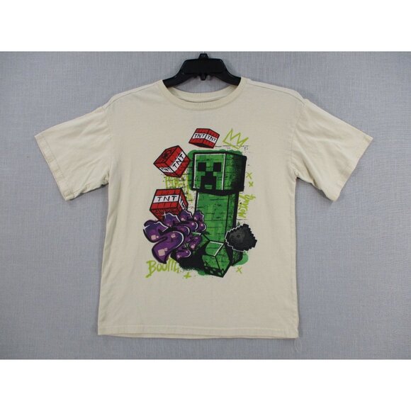 Minecraft Tnt Creeper Gaming Graphic Tee Shirt size XL - Picture 1 of 8